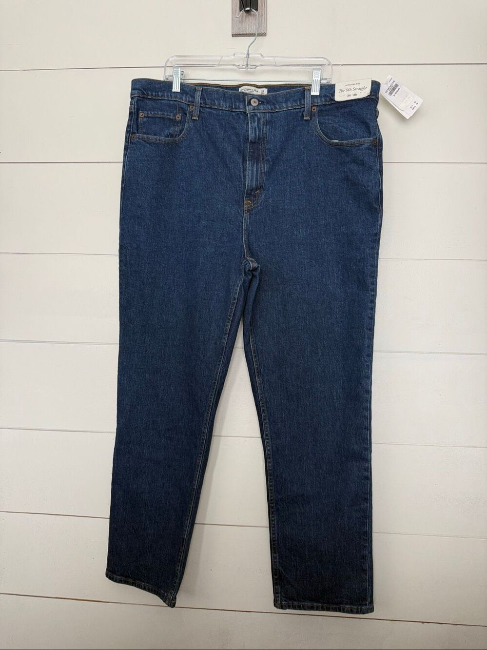 Abercrombie & Fitch Women’s 34 90s Straight Jeans Ultra High Rise New